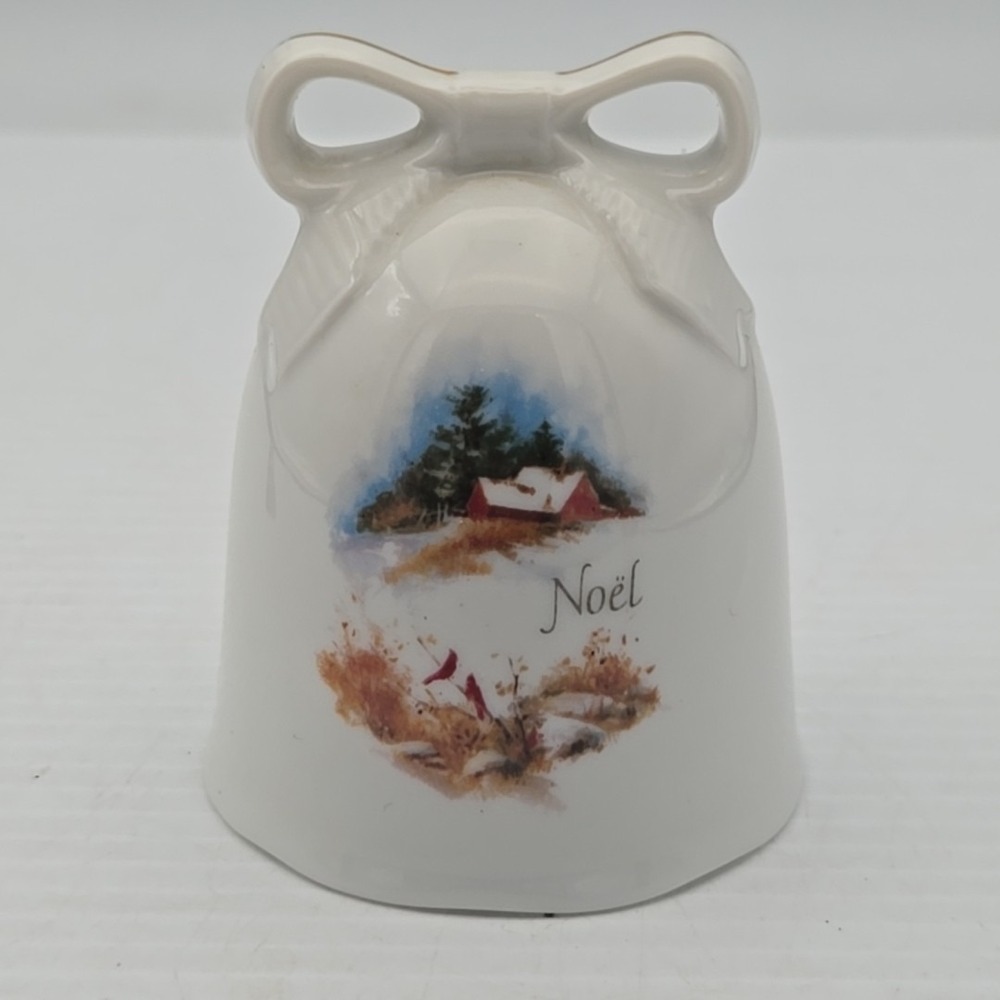 Christmas Noel Bell by Designer Collections Porcelain Holiday‎ Decorations
